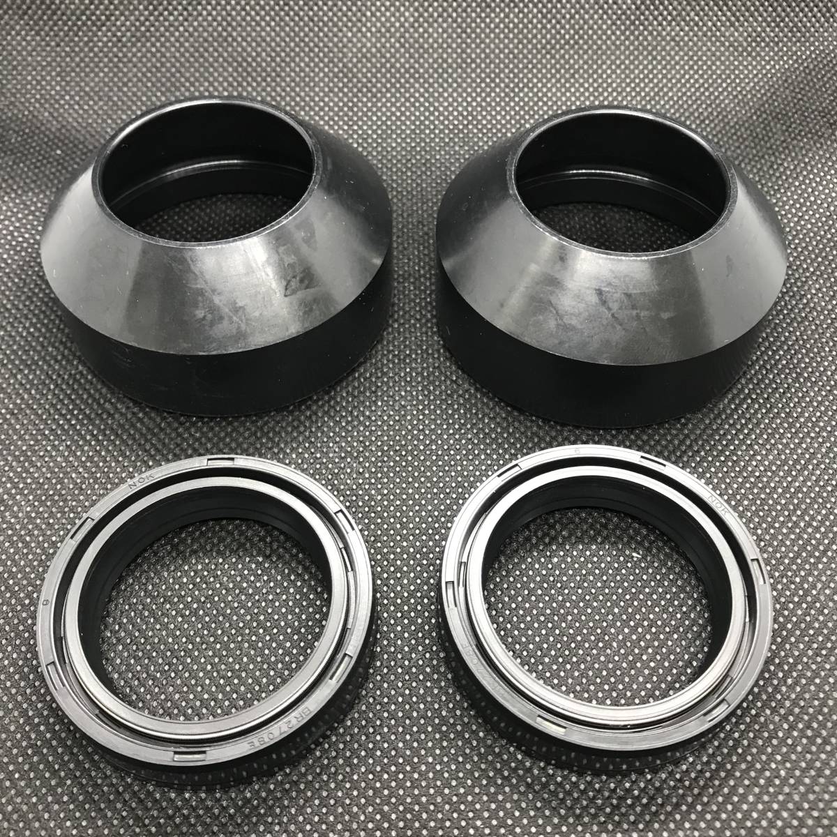 GS400 スズキ純正部品 フォークシール ダスト＋オイルシール各2個1台分