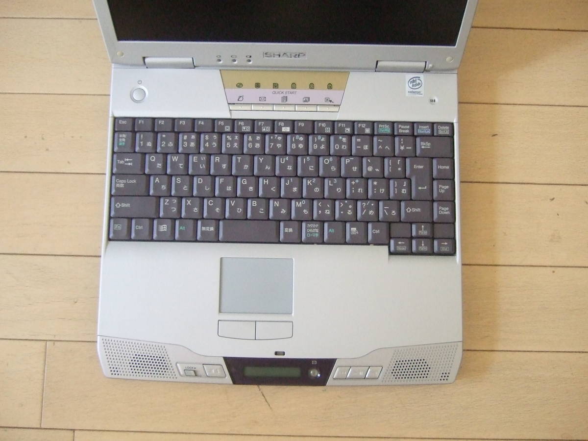 ノートPC ジャンク⁄レトロ品SHARP(メビウス)PC-PJ1 ノートPC Win98