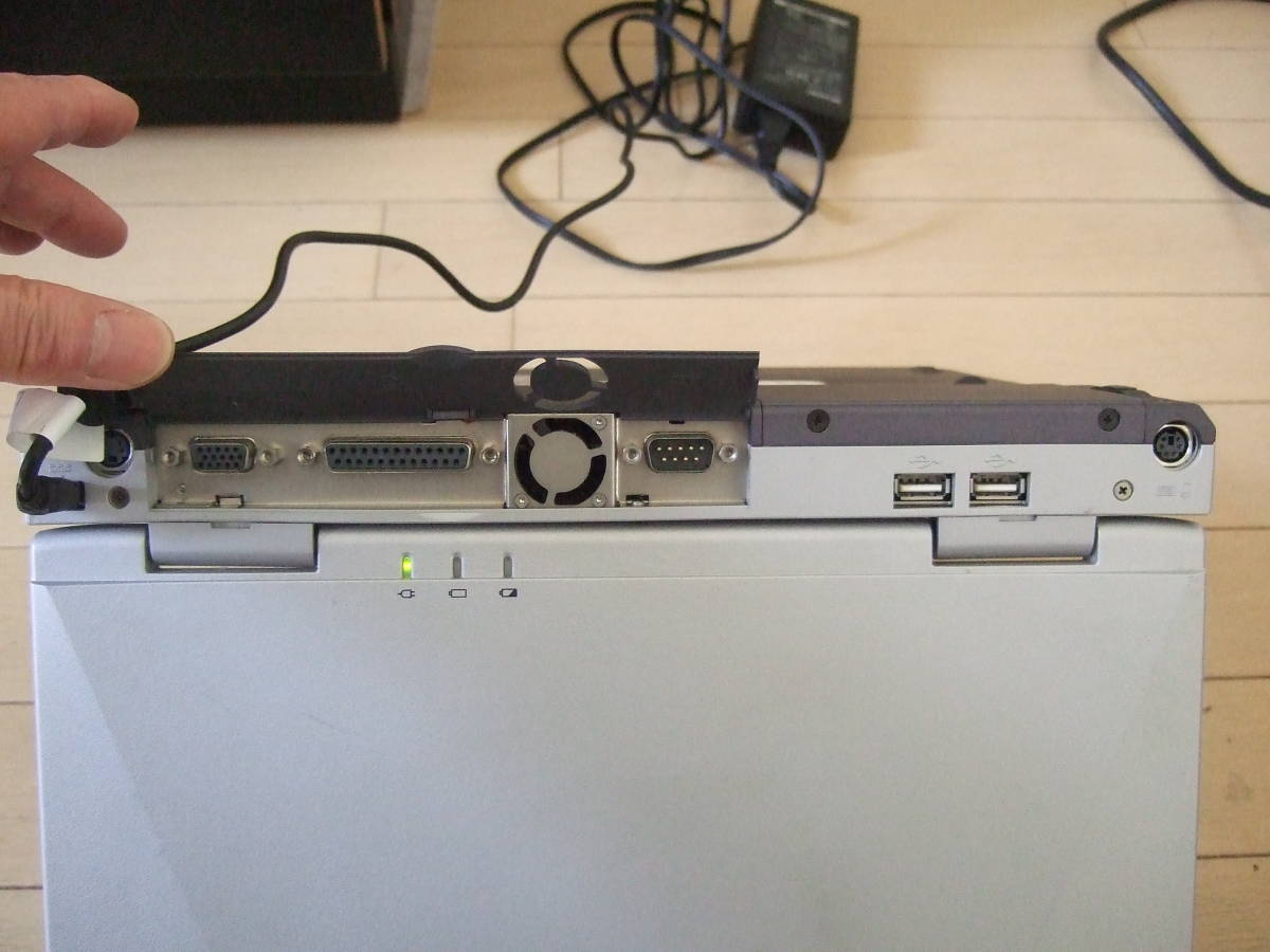 ノートPC ジャンク⁄レトロ品SHARP(メビウス)PC-PJ1 ノートPC Win98