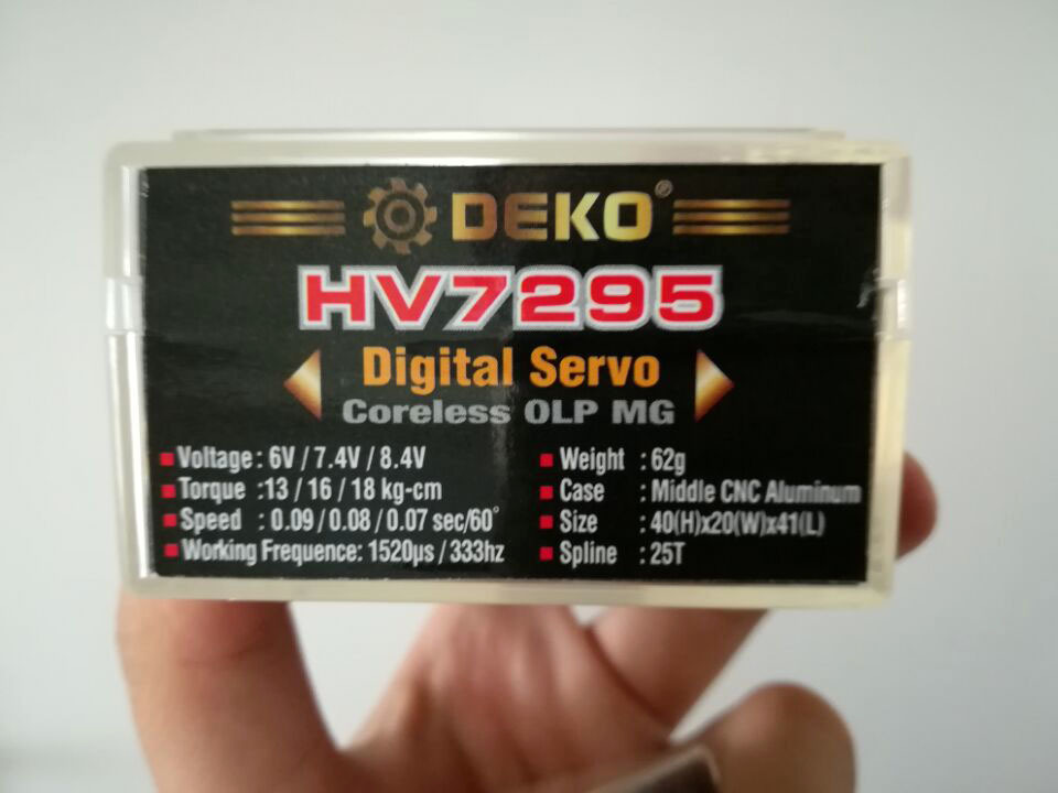 DEKO HV7295 デジタル サーボ メタルギヤ 550以上RCヘリ用スワッシュサーボ T-REX ALIGN KDS GOBLIN GAUI JR XL POWER　1年保証 サーボ デジタル DEKO 300W SFX Intel第8&frasl;第9