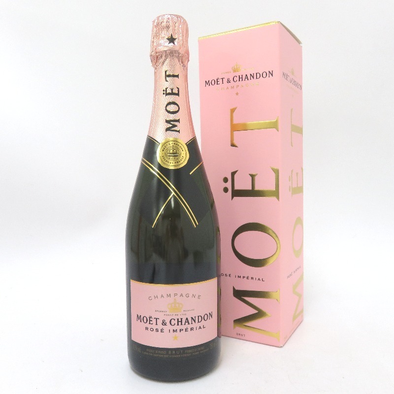 新品未開封 モエ・エ・シャンドン ロゼ ピンク 750ml 専用箱付 飲料・酒