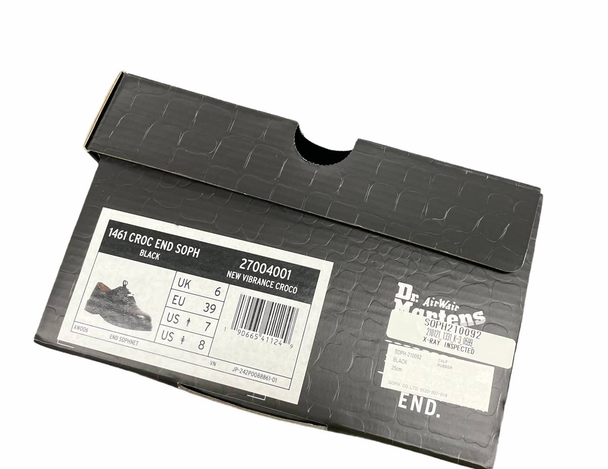 定価28600円 □ Dr. Martens SOPHNET. END 21SS 1461 CROC END SOPH 