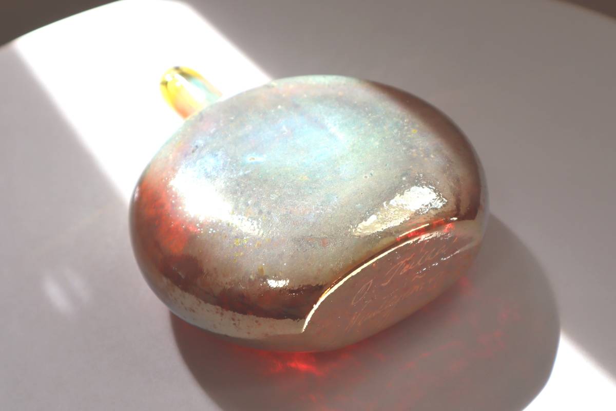 ヴィンテージ★Mansikkapaikkaマンシッカパイッカ ガラスボトル アートオブジェ★Oiva Toikkaオイバ トイッカ★Nuutajarviヌータヤルヴィ グリーン nuutajarviMansikkapaikka&frasl;マンシッカパイッカ ボトル