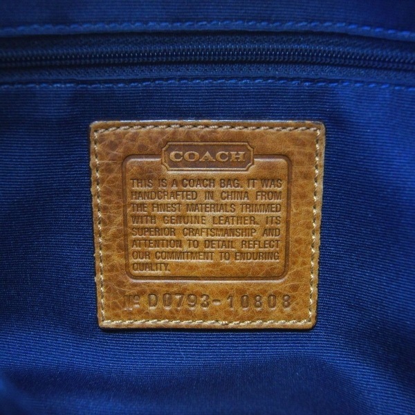 コーチ COACH 10808 シグネチャー柄,エルゴ ジャガード×デニム×レザー 