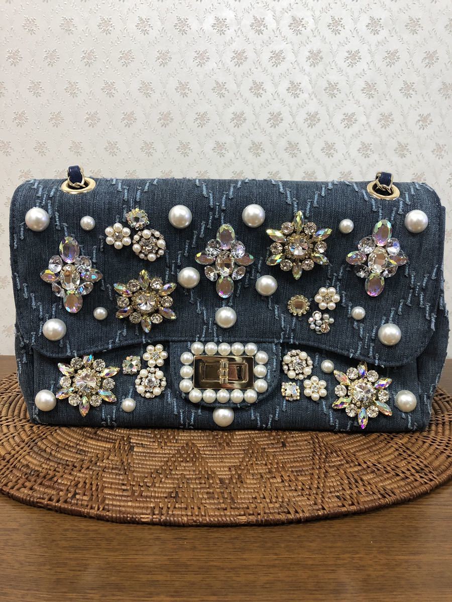 Cindi Bendi ビジューバッグ 美品 シンディベンディ CINDIBENDI 