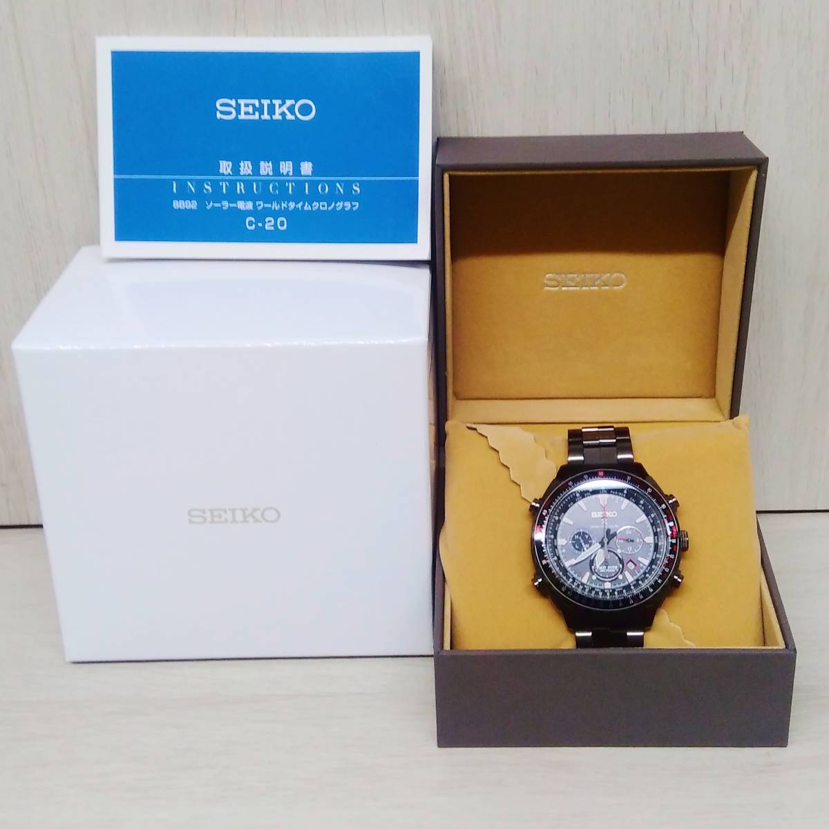 SEIKO セイコー PROSPEX プロスペックス 8B92-0AM0 メンズ ソーラー