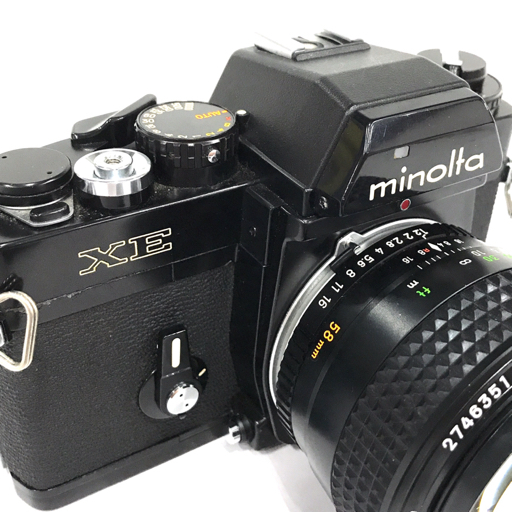 MINOLTA XE MF 一眼レフ カメラ MC ROKKOR 1:1.2 58mm ミノルタ