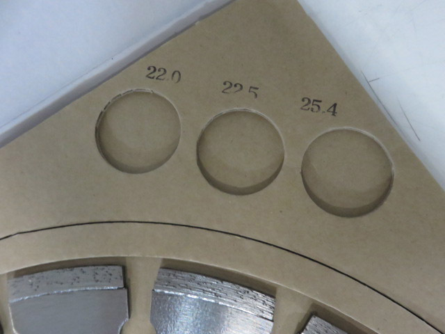 《ゲリラ特価》【旭ダイヤモンド工業】一般工事用カッターブレード 湿式 メリットライト12インチ【型式不明】※付属リング無し【未使用品】_6