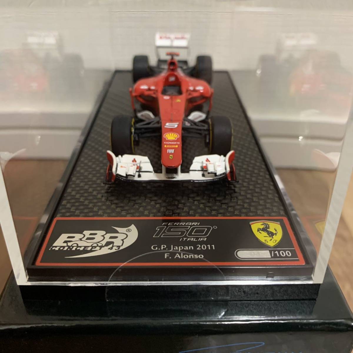F1 BBR 1/43 FERRARI F150 Italia GP MONACO 2011 BBR