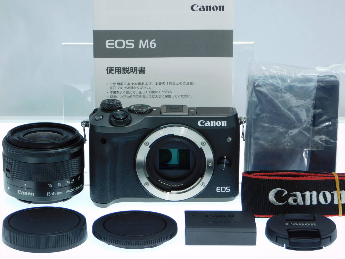 15651 □極上品□ キヤノン ミラーレス Canon EOS M6 レンズキット