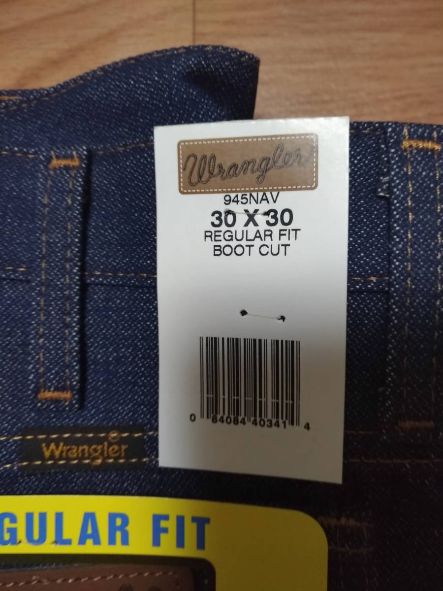 輸入品 Wrangler 945NAV 30X30 REGULARFIT 
