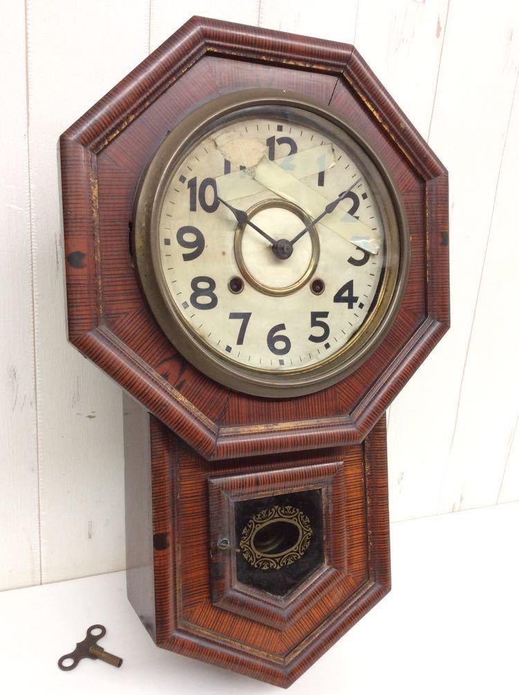 昭和レトロ 当時物 SEIKOSHA ボンボン時計 振り子時計 487mm×308mm  