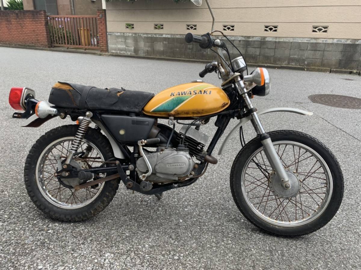 KM90 カワサキ レストアベース Kawasaki - Yahoo!オークション KM90(MC 