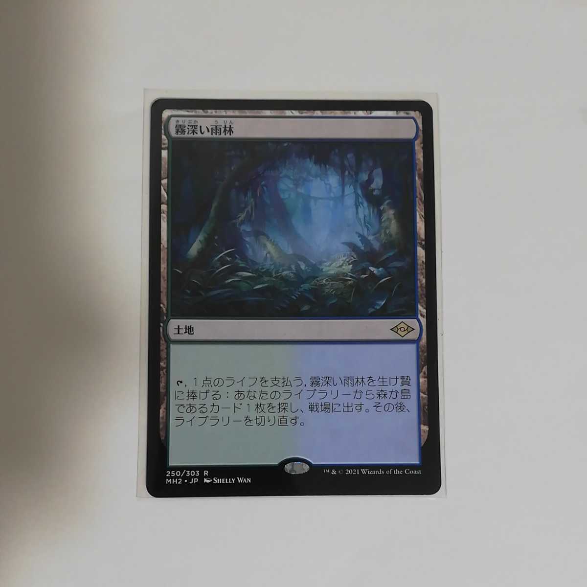 霧深い雨林 MTG モダンホライゾン2 日本語 4枚 MH2 拡張 Rainforest