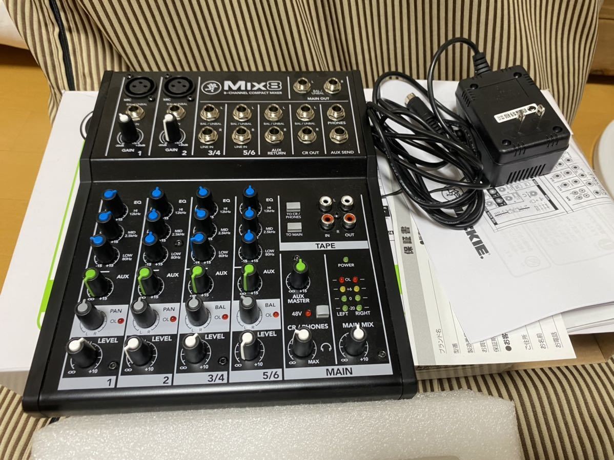 MACKIE アナログミキサー MIX8