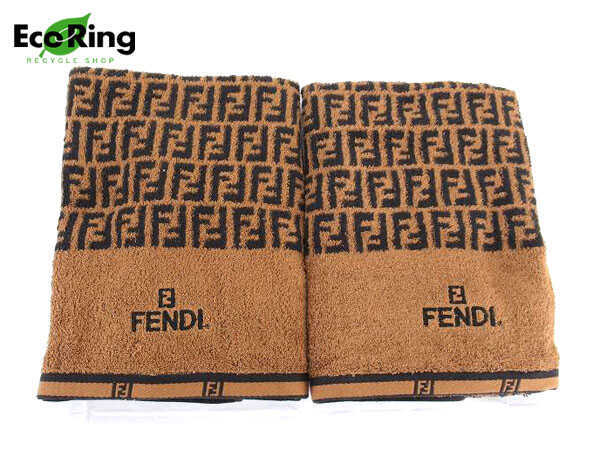 希少 フェンディ バスタオル ズッカ柄 廃盤 希少 フェンディ FENDI