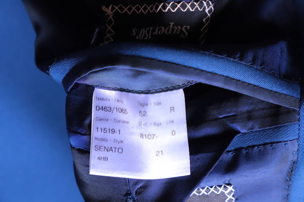 約100万 世界一の既製服 Brioni ブリオーニ スミズーラ 最高級super150 S ブルー スーツ 52 キートン好きへ 男性用 売買されたオークション情報 Yahooの商品情報をアーカイブ公開 オークファン Aucfan Com