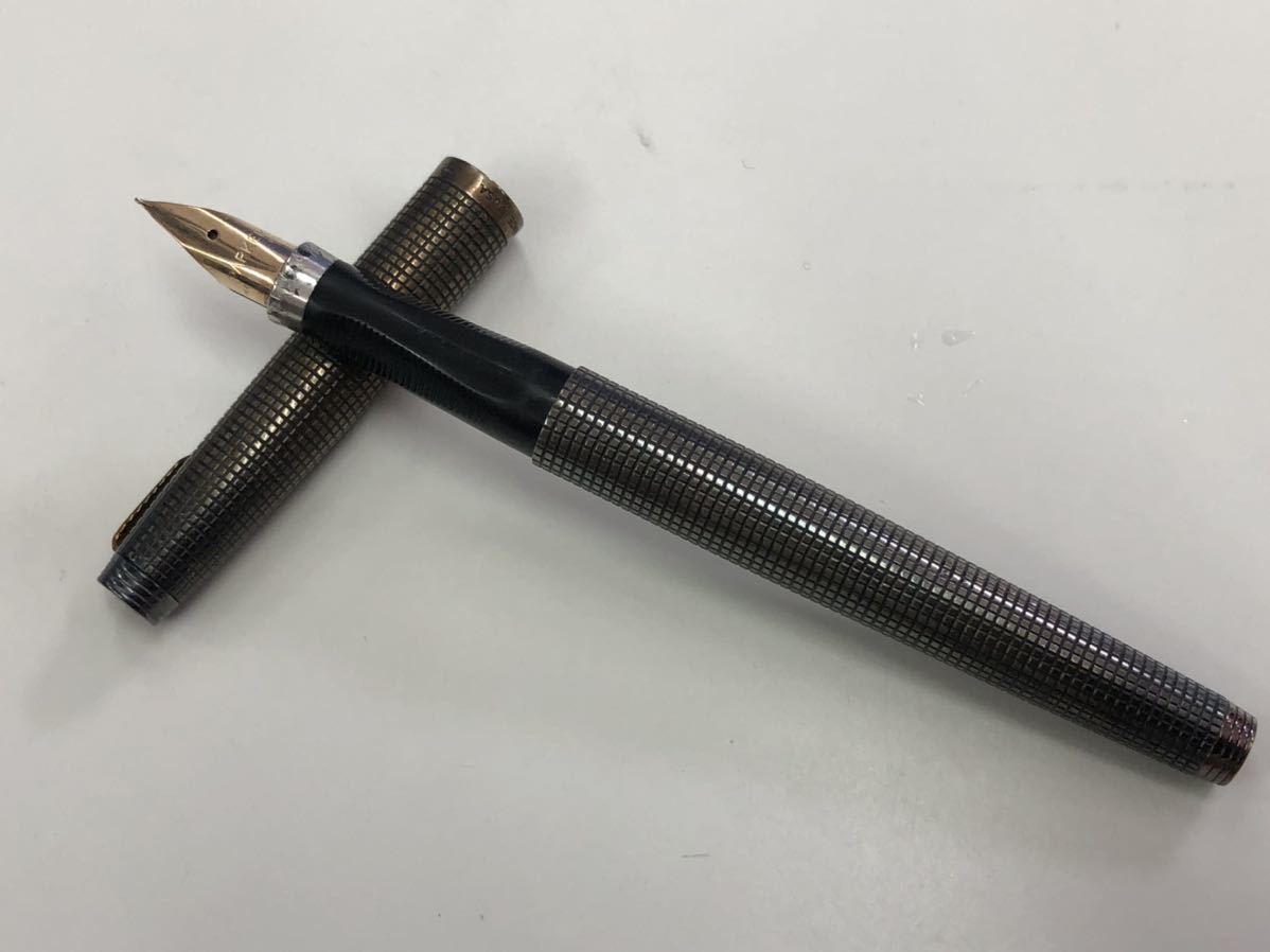 PARKER パーカー 万年筆 14K ペン先 スターリングシルバー ペン先14K