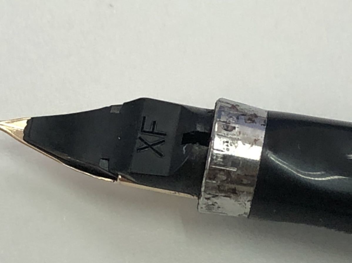 PARKER パーカー 万年筆 14K ペン先 スターリングシルバー ペン先14K