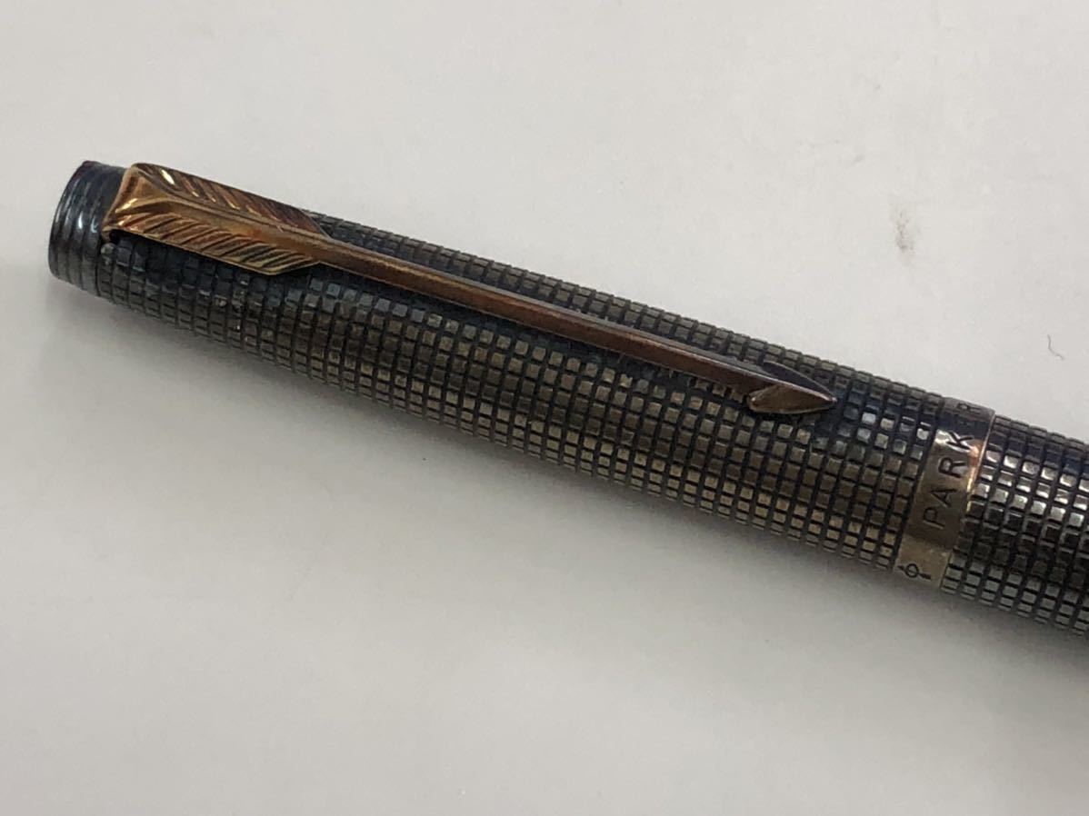 PARKER パーカー 万年筆 14K ペン先 スターリングシルバー ペン先14K