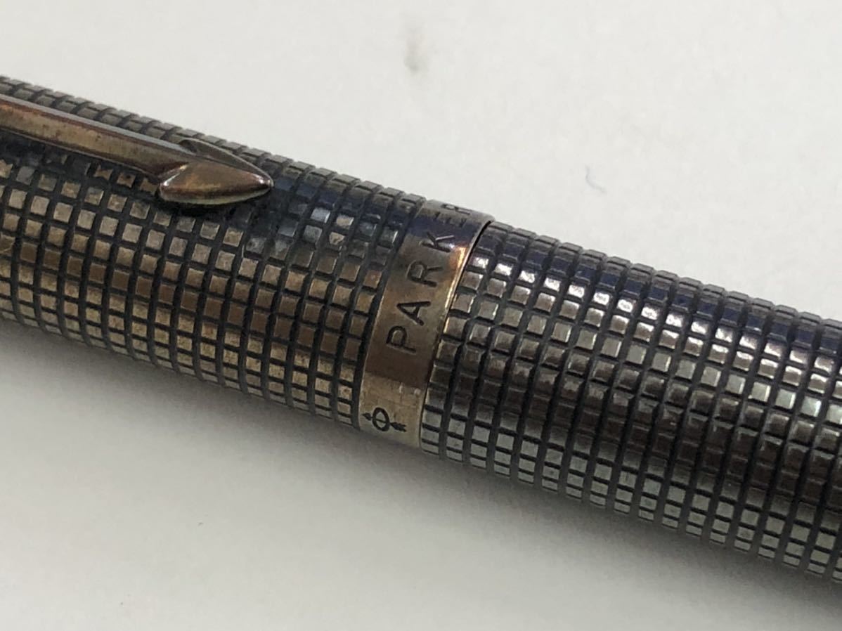 PARKER パーカー 万年筆 14K ペン先 スターリングシルバー ペン先14K