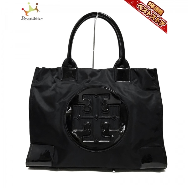 トリーバーチ TORY BURCH トートバッグ - ナイロン×エナメル（レザー