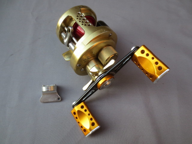 シマノカルカッタコンクエスト101 ZPI浅溝マグネット チューン 左巻