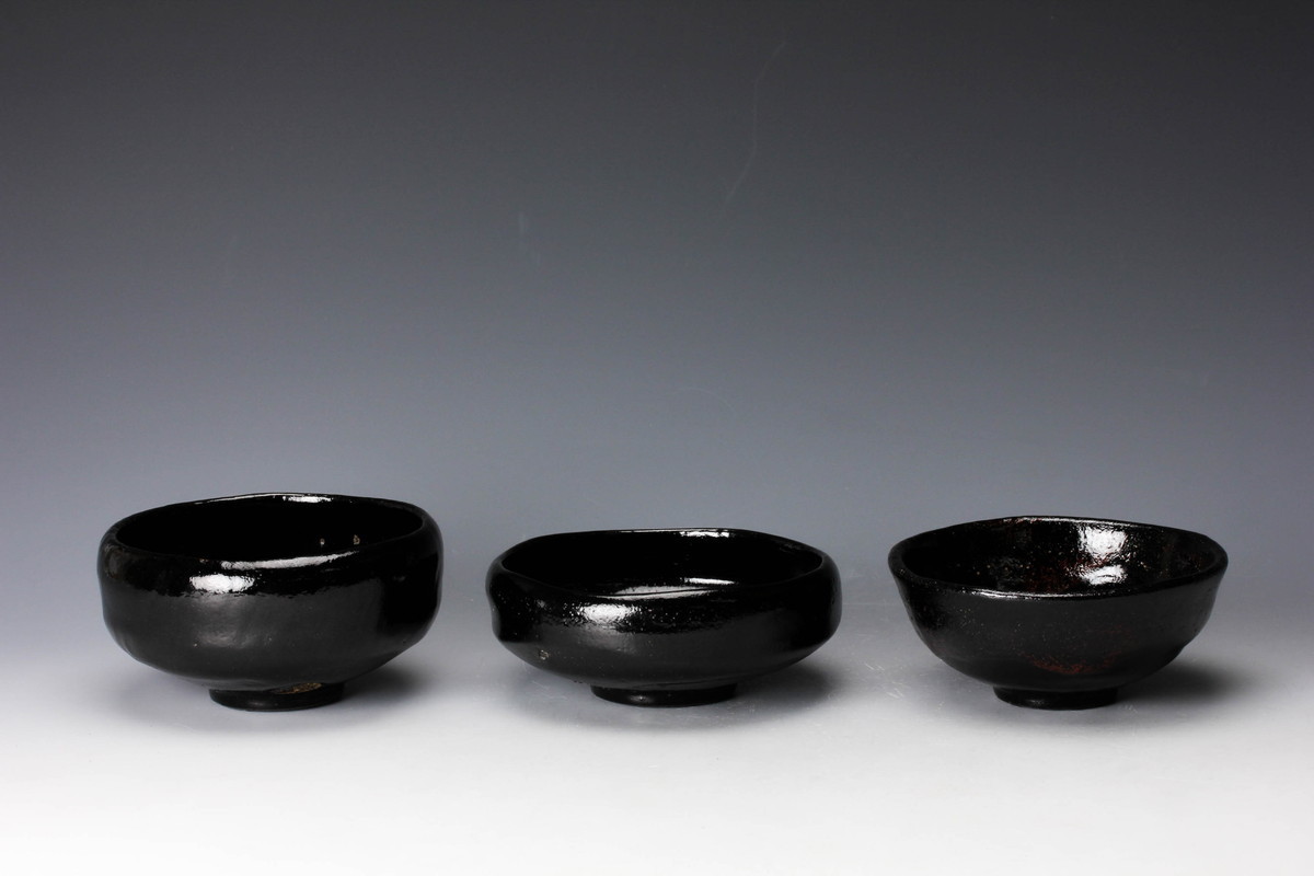 佳香】佐々木松楽 十二月茶碗 十二客 共箱 共布 茶道具