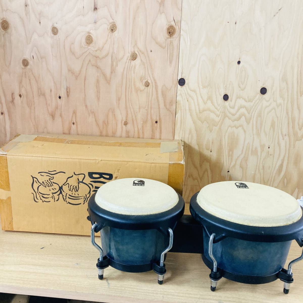6-380] TOCA ボンゴ BONGOS プレイヤーズシリーズ MODEL 4070GEL-B
