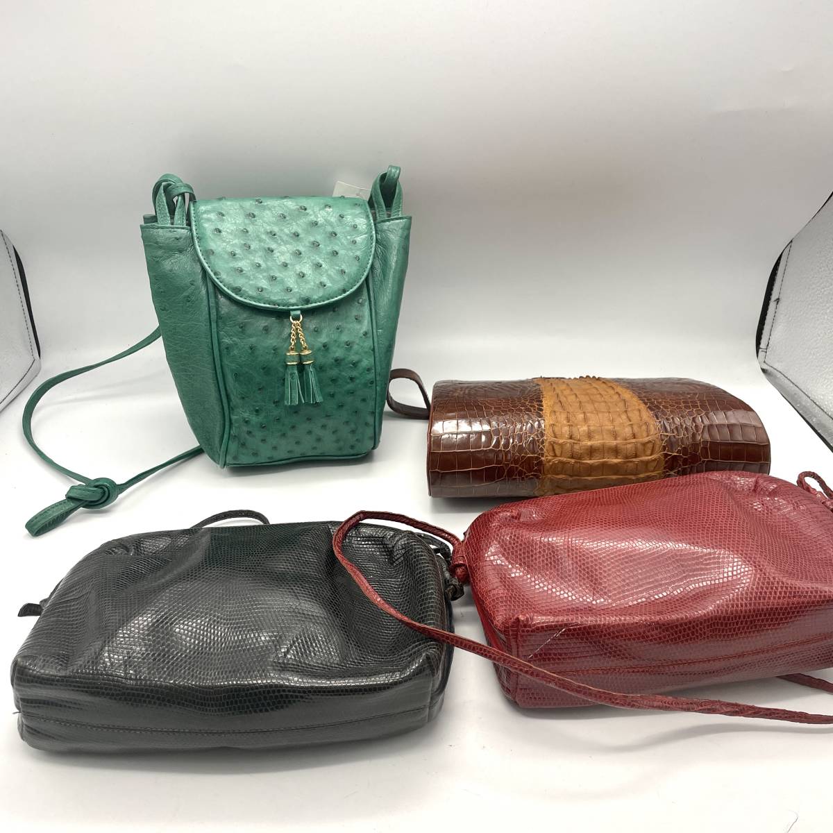 正規品，得価】 JRA オーストリッチ ハンドバッグ ショルダー 
