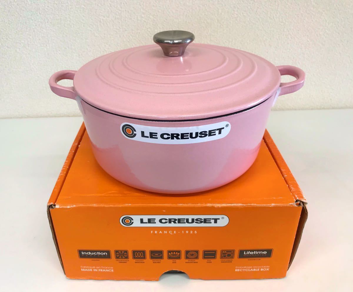 新作登場，新品 ル・クルーゼ 鋳物 ホーロー 鍋ココットロンド24 cm 