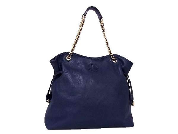 1円 □極美品□ TORY BURCH トリーバーチ レザー ゴールド金具 巾着型 