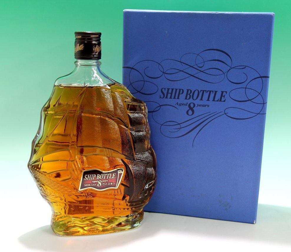 古酒 未開栓】ウイスキー メルシャン シップボトル 8年 SHIP BOTTLE