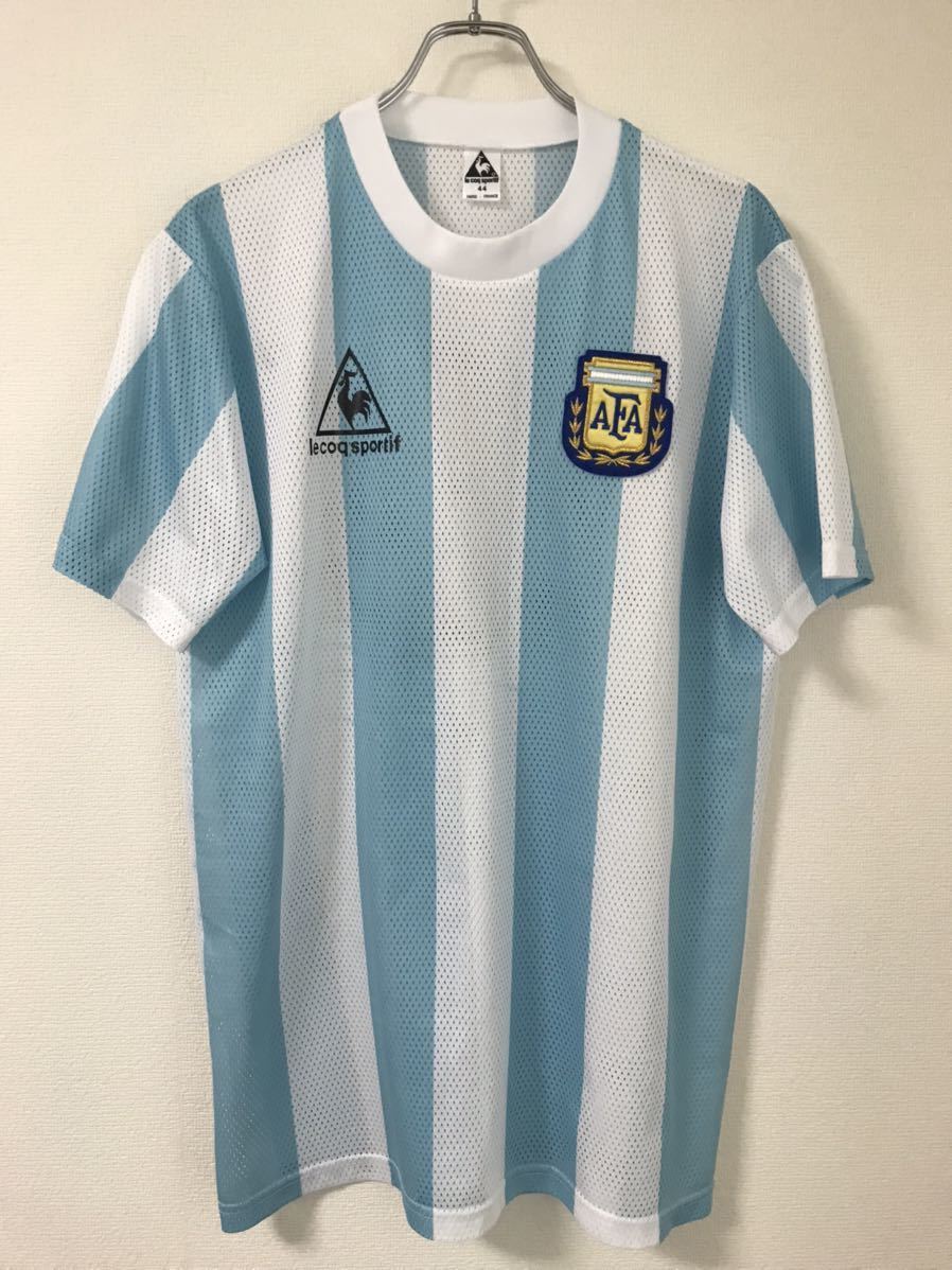 超激得，品質保証 マラドーナ アルゼンチン代表 1986年メキシコワールドカップ仕様サッカーユニフォーム(アルゼンチン)｜売買されたオークション情報、yahooの商品情報をアーカイブ公開 - オークファン ユニフォーム