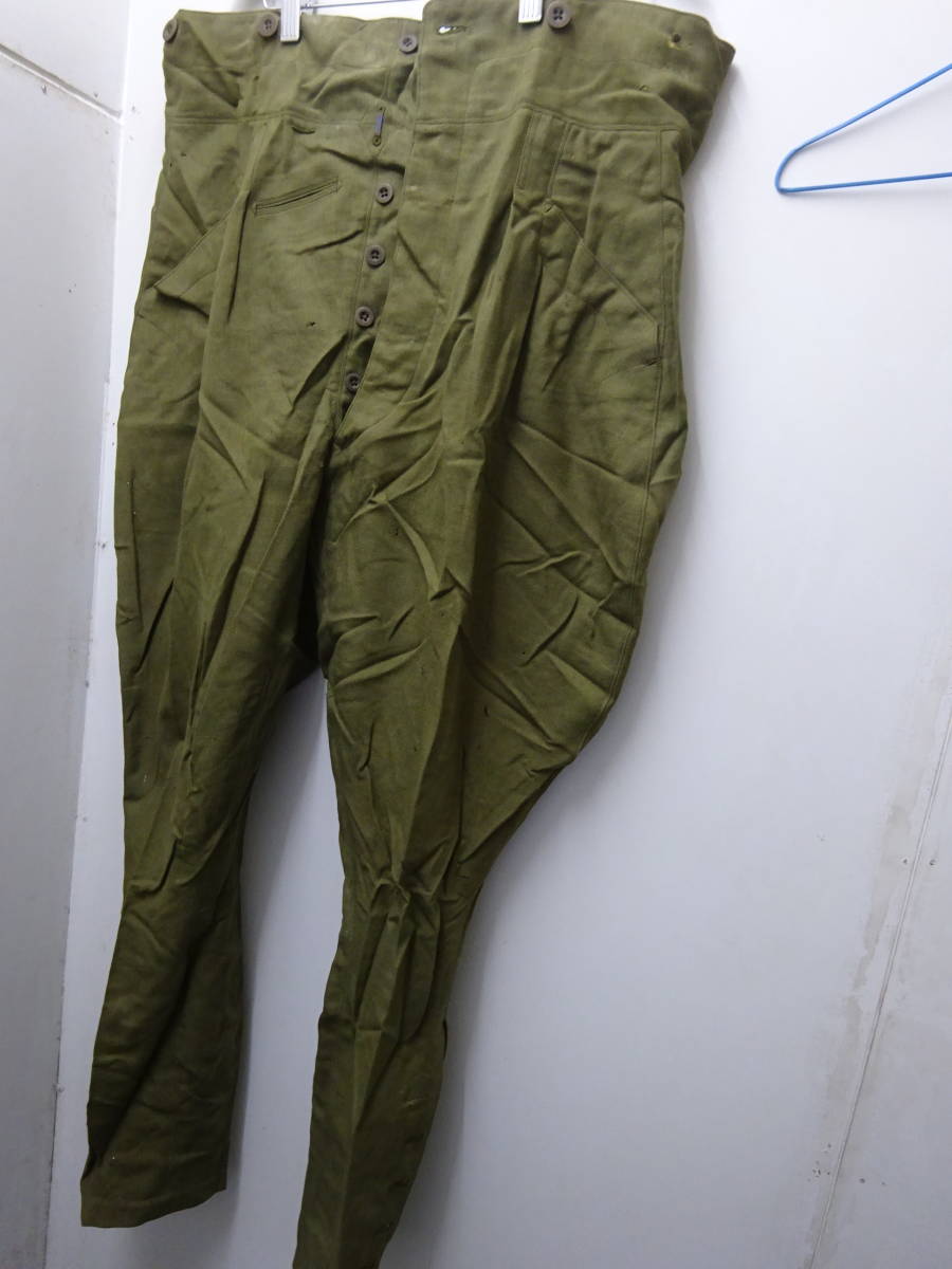 実物 日本軍 乗馬ズボン 夏袴 将校用 夏用 S＆Graf 日本陸軍 軍服 乗馬ズボン ズボン 日本軍 極美品 陸軍 ⁄ 海軍 旧