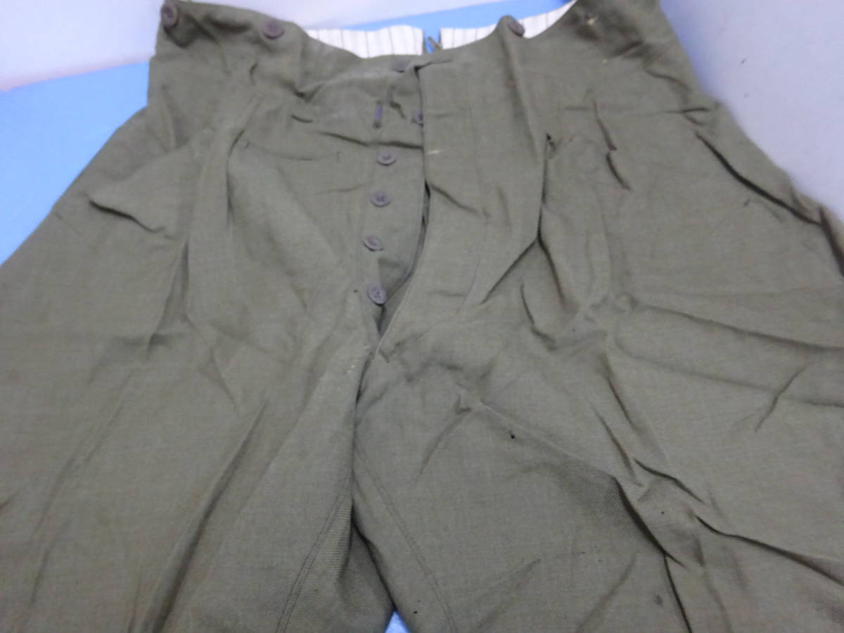 実物 日本軍 乗馬ズボン 夏袴 将校用 夏用 S＆Graf 日本陸軍 軍服 乗馬ズボン ズボン 日本軍 極美品 陸軍 ⁄ 海軍 旧
