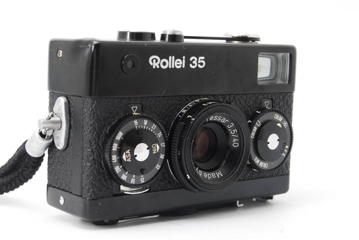 Rollei 35 ブラック Tessar 3.5/40 露出計動作 美品 Rollei 35 ブラック Tessar 3.5⁄40 露出計動作 美品 Rollei 35 black