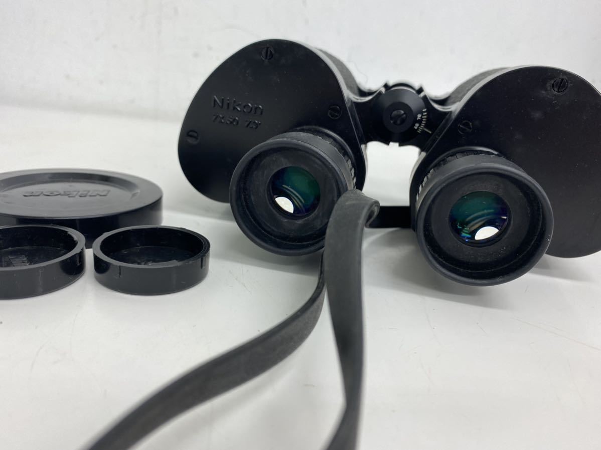 Nikon ポロプリズム双眼鏡 7x50 7.3゜ケース付 ○ Nikon ニコン 双眼鏡 7x50 7.3° ポロプリズム双眼鏡 NIKON ストラップ付