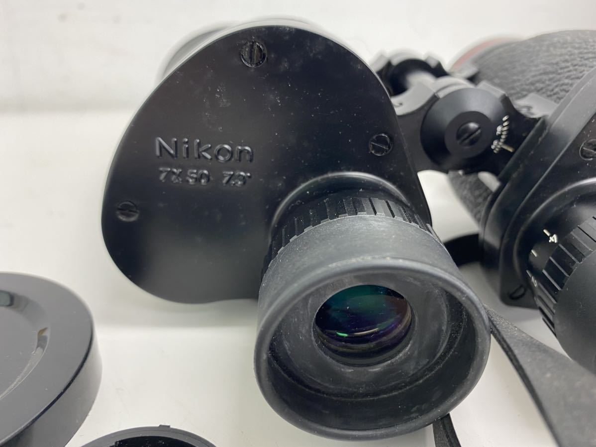 ○ Nikon ニコン 双眼鏡 7x50 7.3° ポロプリズム双眼鏡 NIKON ストラップ付