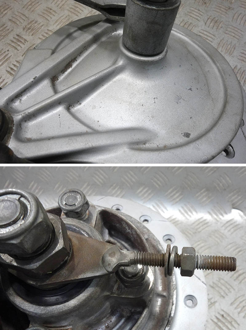 スーパーカブ90 HA02 デラックス フロントホイール 0 ビッグ 最終型