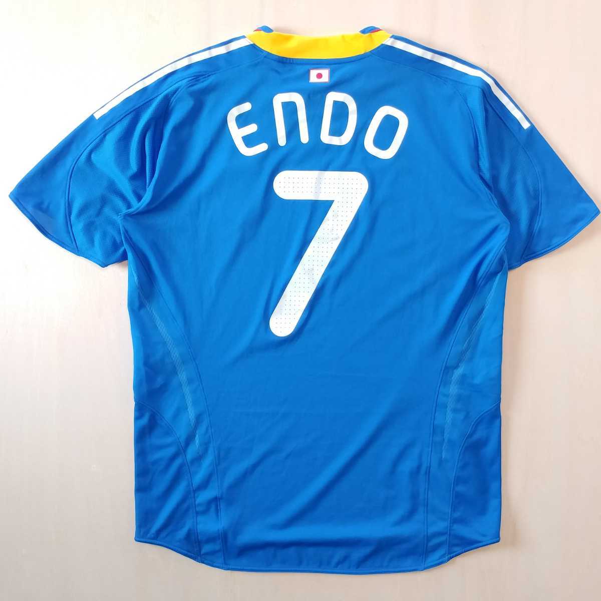 2008 日本代表 ユニフォーム 遠藤 adidas サッカー日本代表 ユニフォーム 遠藤保仁 背番号7 アディダス