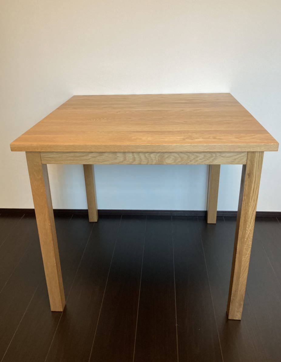 無印 MUJI テーブル 無垢材 80X 80 廃盤 希少 希少 廃盤 無印良品