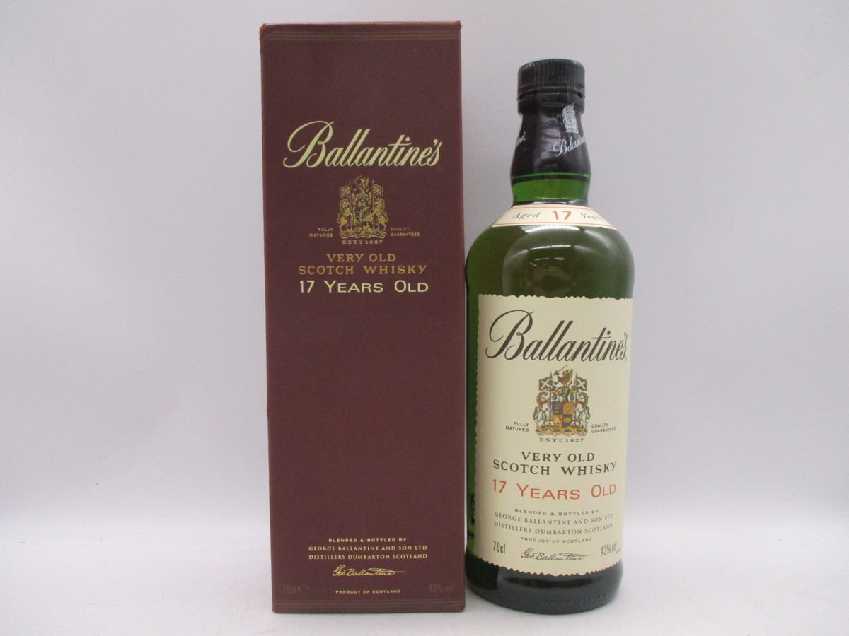 5-73】 バランタイン 17年 スコッチ ウイスキー 700ml / 40% 未開栓 箱