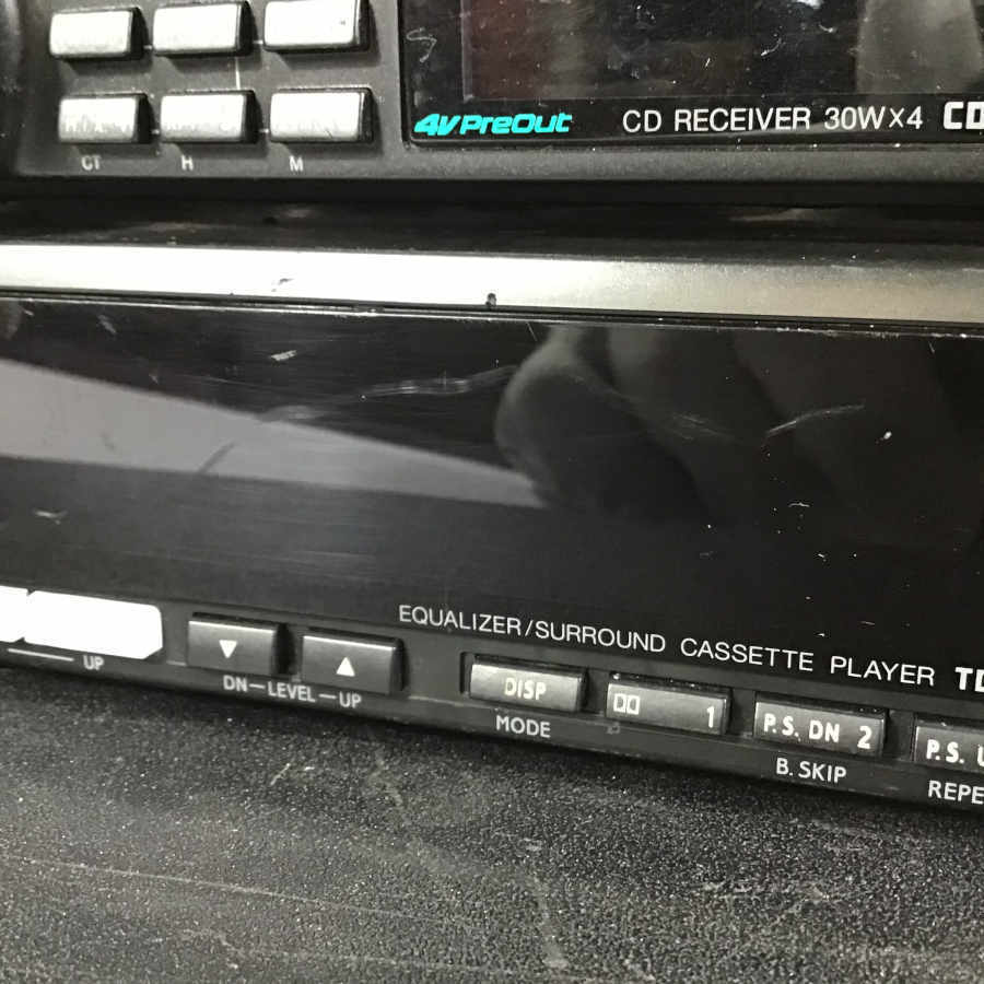 ALPINE TDA-5635/CDA-7835J カーステレオ(CD＆テープ) 通電確認済