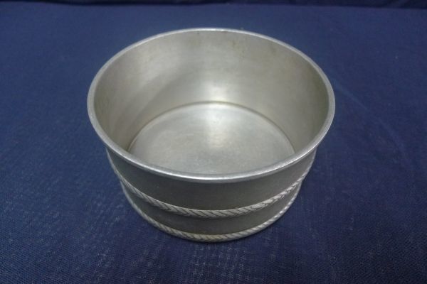 在銘 煎茶道具 茶こぼし 古錫 漢詩松文 重さ約436g V |