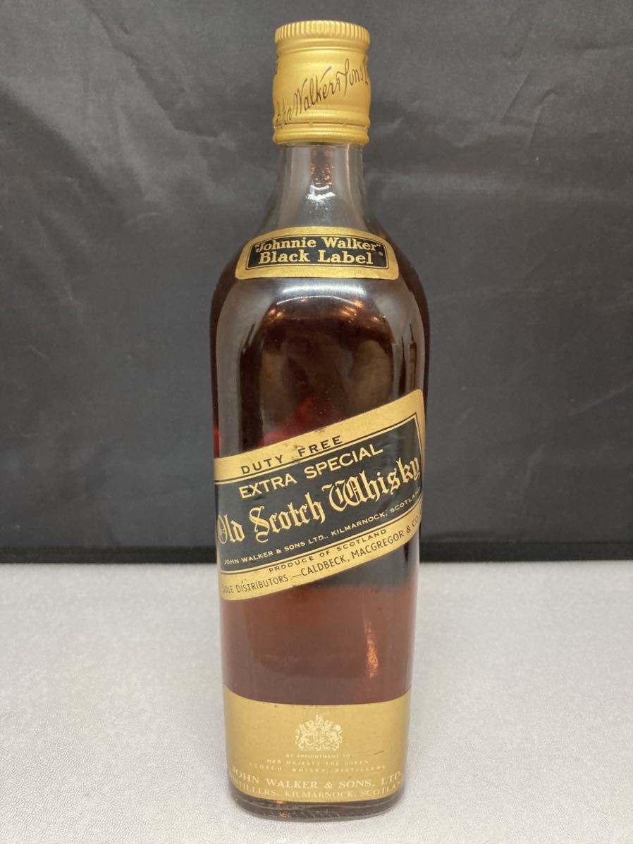 rs2 必見 ! 古酒 未開栓 Johnnie Walker ジョニーウォーカーブラックラベル 金キャップ 750ml 43% スコッチウイスキー ！