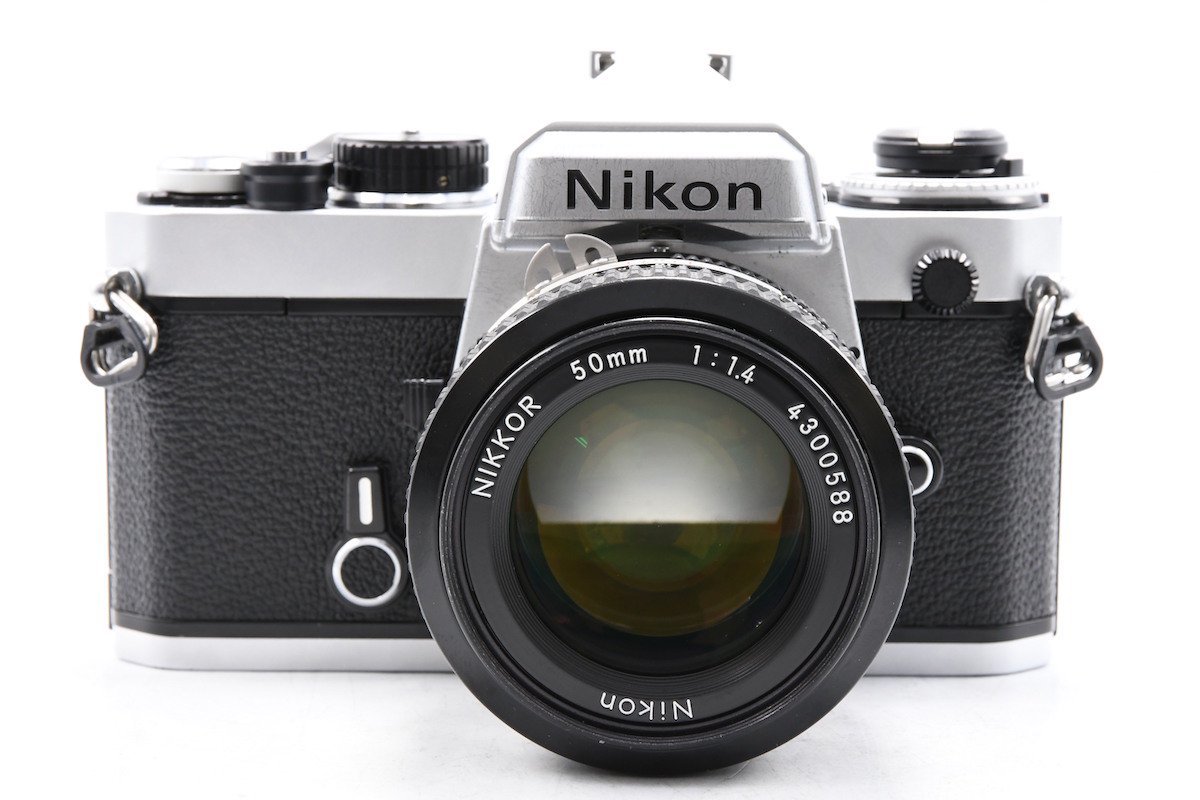 ◇ NIKON ニコン FE + AI NIKKOR 50mm F1.4 フィルムカメラ MF一眼レフ