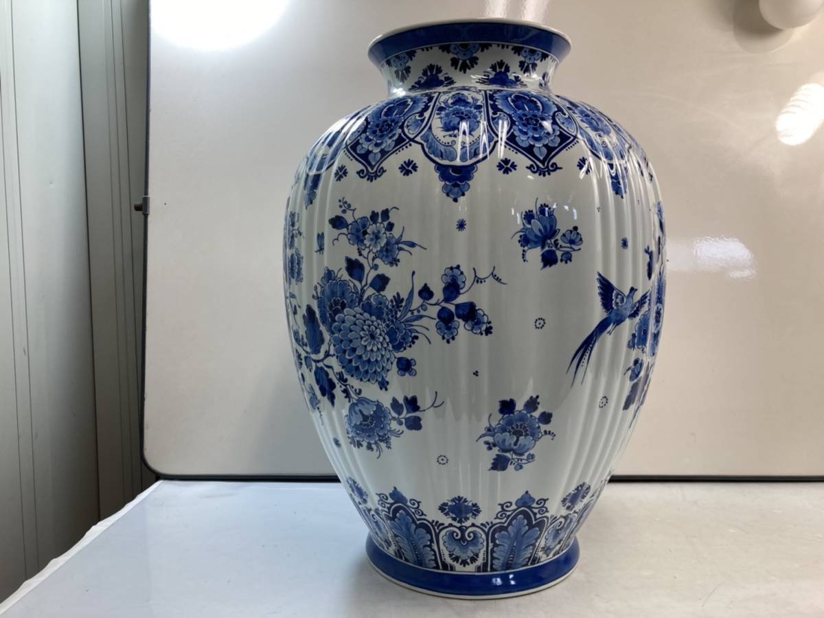 7-110）〈直接引き取り限定〉 オランダ製 ROYAL DELFT デルフトブルー