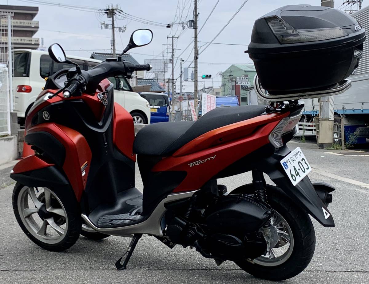 トリシティ125 ノーヘル 3人乗り！！ 距離少ない！自賠長い！