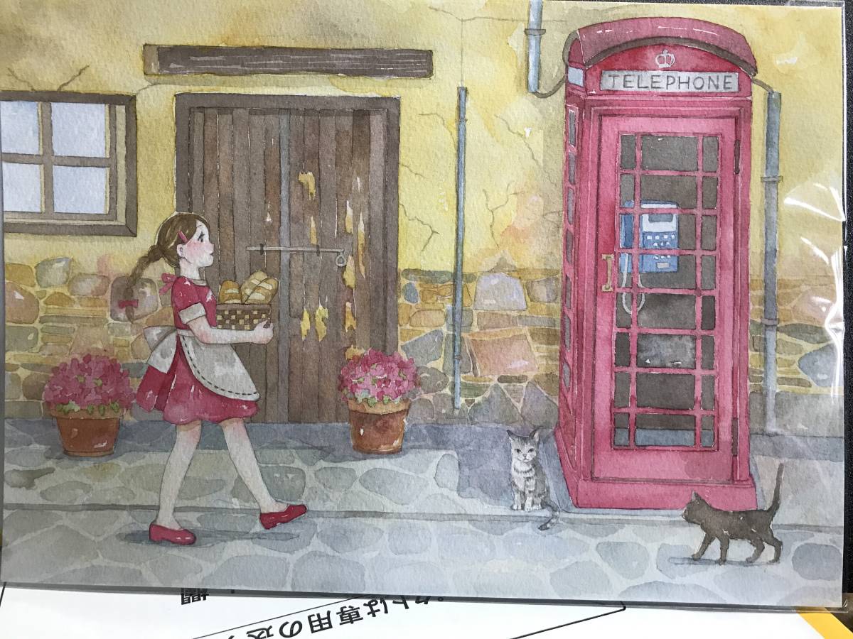 パン屋さんの女の子手書きイラスト 手描きイラスト 売買されたオークション情報 Yahooの商品情報をアーカイブ公開 オークファン Aucfan Com